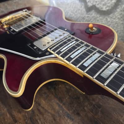 Gibson Les Paul Custom 1976 Wine Red image 7