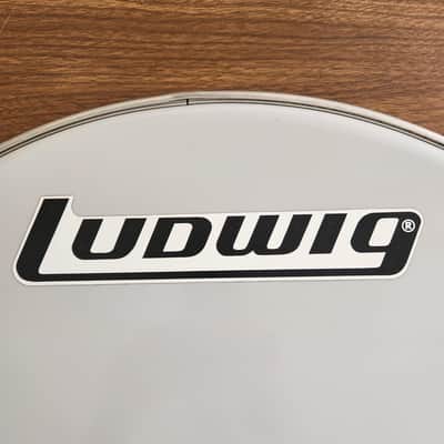 NOS Ludwig Strider 24" Heavy White Made In USA Bass Drum Head 1980s image 3