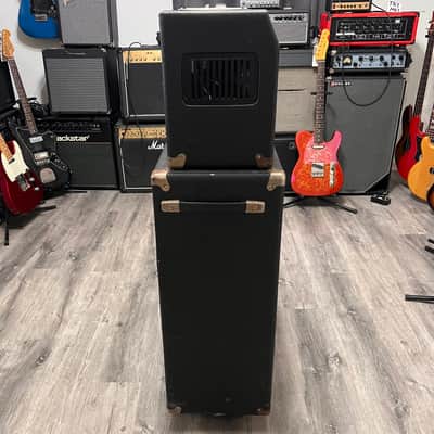 Fender Bandmaster Reverb 2-Channel 40-Watt Guitar Amp Head & 2x12 Cab 1970s - Silverface image 5