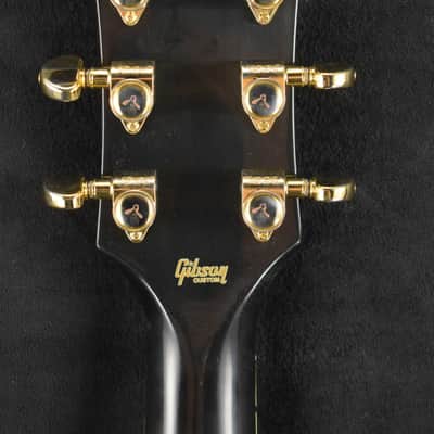 Gibson Custom Shop Les Paul Custom Chambered Body Slim Neck 3 Pickup Ebony VOS GH Fuller's Exclusive image 7