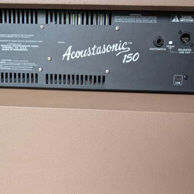 Fender Acoustasonic 150 2-Channel 150-Watt 2x8" Acoustic Guitar Amp 2011 - 2016 - Brown image 2