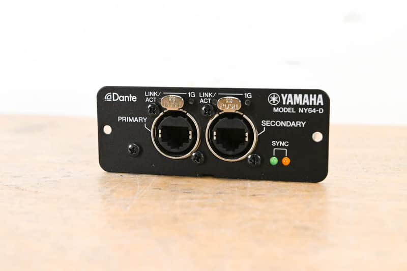 Yamaha NY64-D Dante I/O Expansion Card for TF Mixers CG0149R image 1