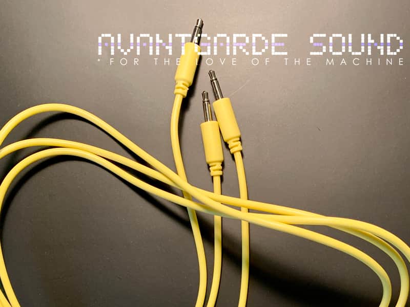 • LONG! 3-pack YELLOW ~27"/69cm • SD69 Eurorack Patch Cables, StevenDonziger Series • Avantgarde Sound image 1