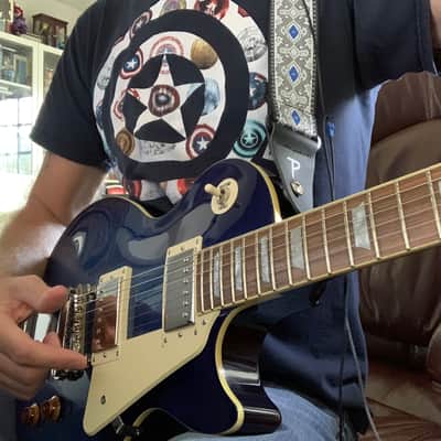 Epiphone Les Paul Standard Quilt Plus Top PRO 2012 - Trans Blue image 4