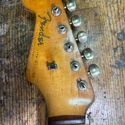 Fender Stratocaster Hardtail 1959 - Sunburst Lefty image 5