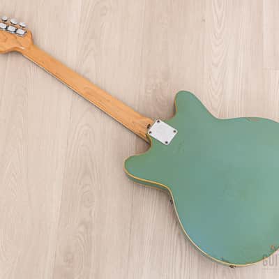 1971 Fender Coronado II Vintage Hollowbody Guitar Sonic Blue w/ Case image 13