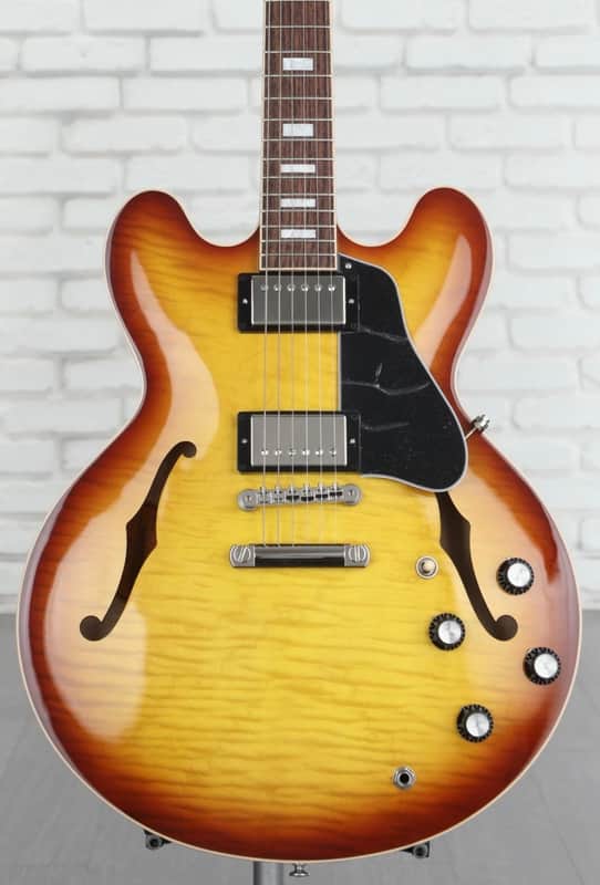 Gibson ES-335 Iced Tea Burst - Figured Iced Tea image 1