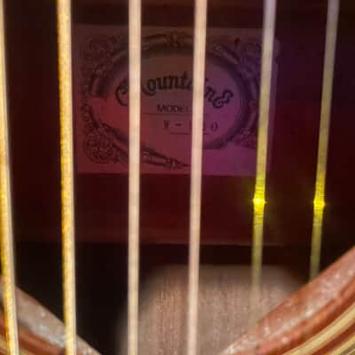 C. F. Mountain Early 70’s W-120 “Lawsuit Era” Made in Japan Acoustic Guitar image 3