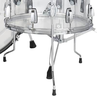 Ludwig *Pre-Order* Vistalite Clear 14x14" Acrylic Floor Tom Drum w/Legs | Made in the USA | NEW | Special Order | Authorized Dealer image 2