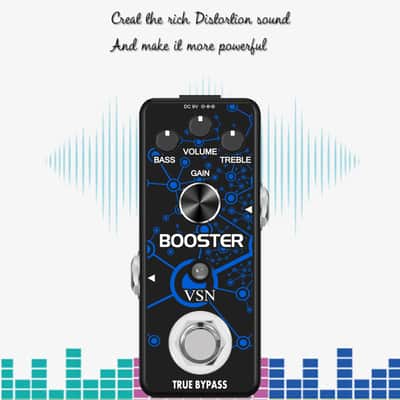 VSN Booster Guitar Effect Pedal Pure Clean Mini Boost Pedals True Bypass image 7