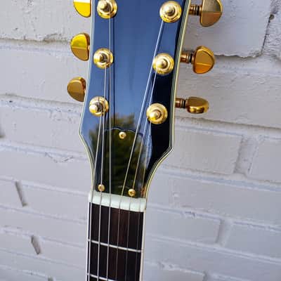 1980s Hondo Revival H935RS Flamed Maple Semi-Hollowbody Guitar w/ OHSC image 2