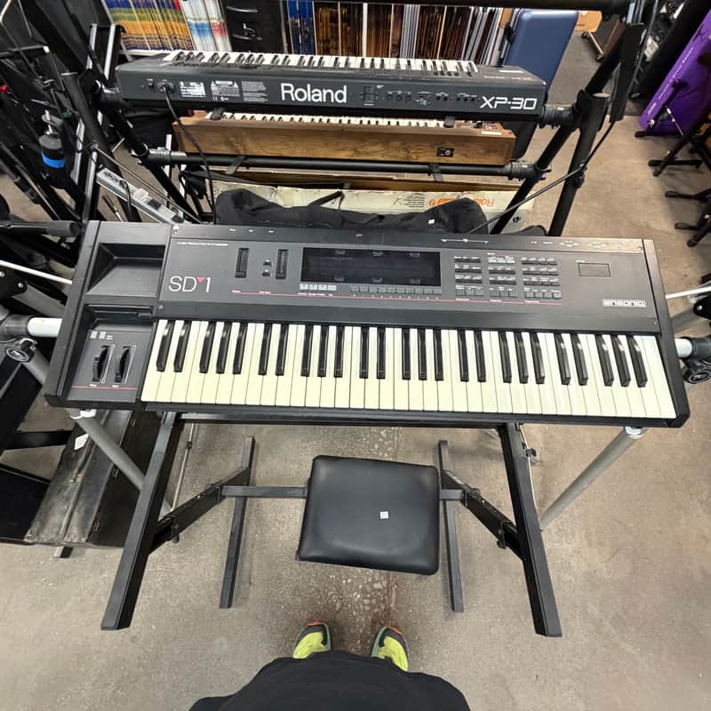 Vintage Ensoniq SD-1 Music Production Synthesizer Keyboard Made in the USA 1991 image 1