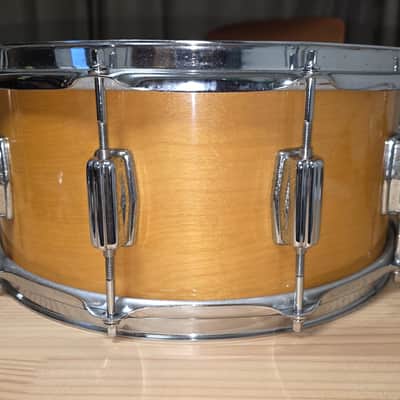 Tama AW556 Superstar Powerline Artwood Birch 6.5x14" Snare Drum 1981 - 1986 - Super Maple image 2