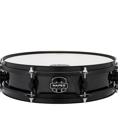 Mapex Mpx 14  In. x3.5 In. Maple/Poplar Hybrid Shell Piccolo Snare Drum  Trans Midnight Black (MPNMP4350BMB) image 2