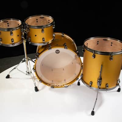 Tama Starclassic Maple 4pc Shell Pack - Satin Aztec Gold Metallic image 2