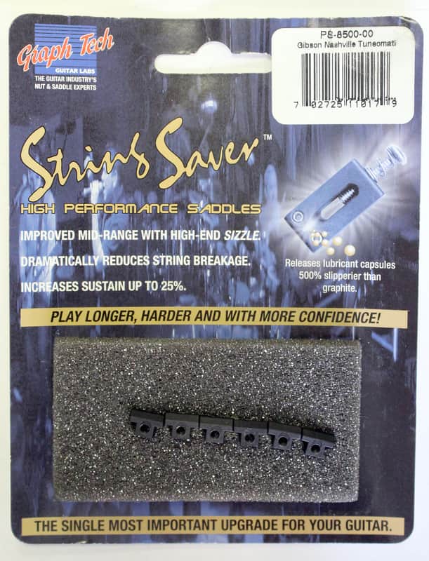 Graph Tech PS-8500-00 String Saver Originals Pre-2000 Gibson Nashville-Style Saddles - 6-Strings image 2