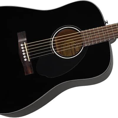 Fender CD-60S Dreadnought Acoustic Guitar. Walnut FB, Black image 6