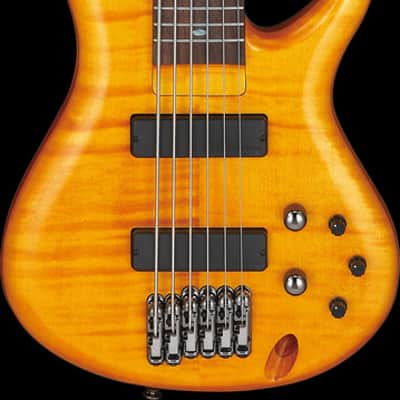 Ibanez Gerald Veasley Signature 6 String Electric Bass - Amber (GVB36AM) image 11