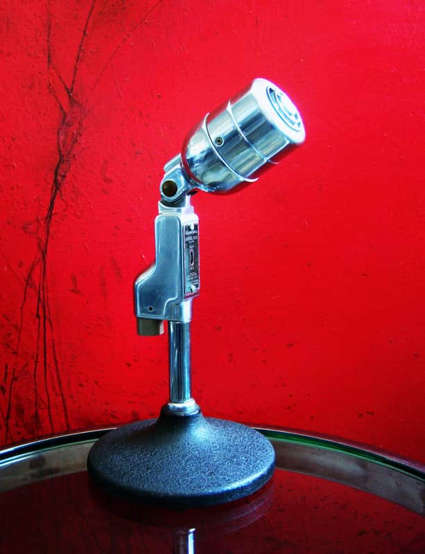 Vintage RARE 1940's Electro-Voice 635 / 630 Omnidirectional Dynamic Microphone Dual Z image 1