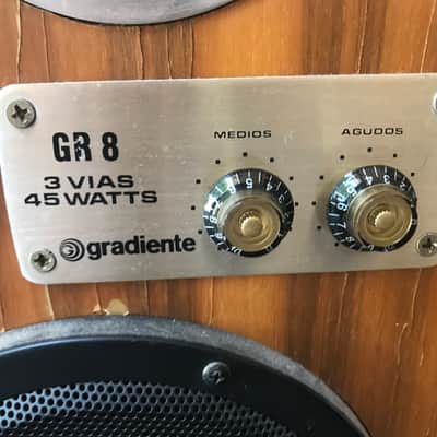 Rare Vintage Gradiente GR 8 Speakers (Garrard) image 4