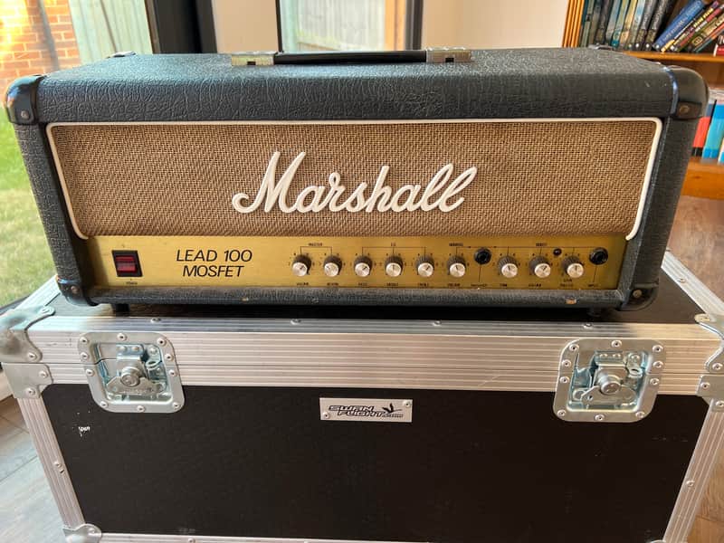 Marshall Model 3210 Lead 100 MOSFET Head 1980s - Black image 1
