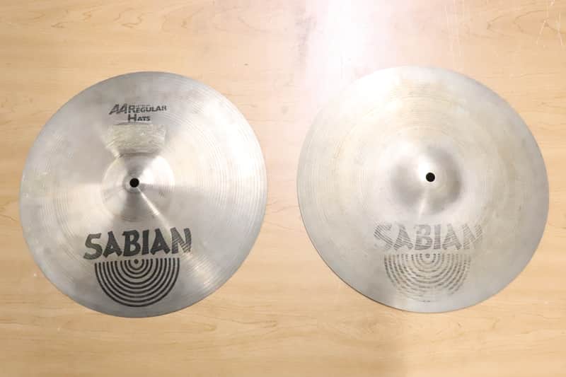 Sabian 14" AA Regular Hi Hat Cymbals image 1