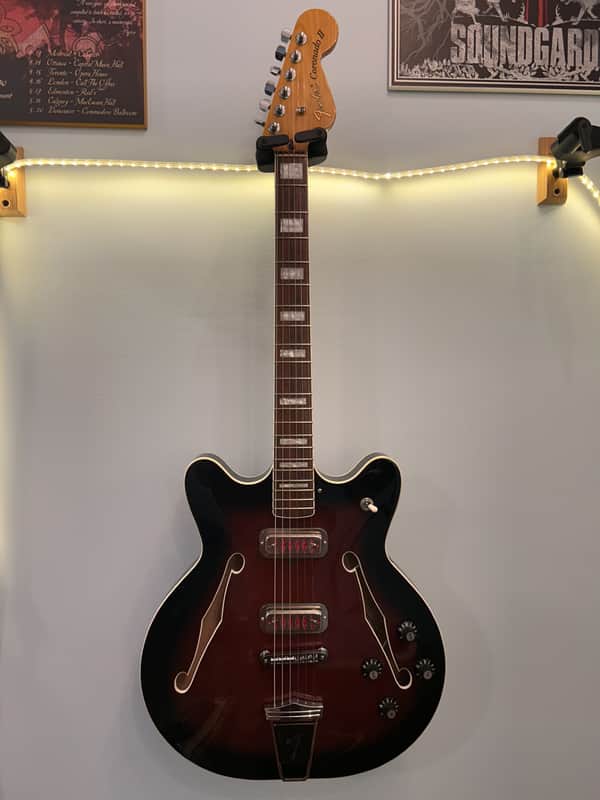 Fender Modern Player Coronado Guitar 2014 - 2018 - Black Cherry Burst