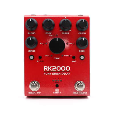 Keeley CDM Exclusive RK2000 Funk Siren Delay - Red Panel