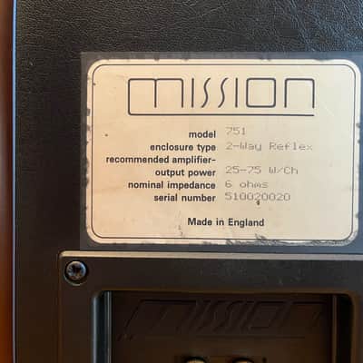 Vintage Mission 751 2-Way Reflex Bookshelf Speakers in Rosewood - 6 Ohms image 11