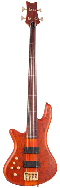Schecter Stiletto Studio-4 FL LH Honey Satin image 1