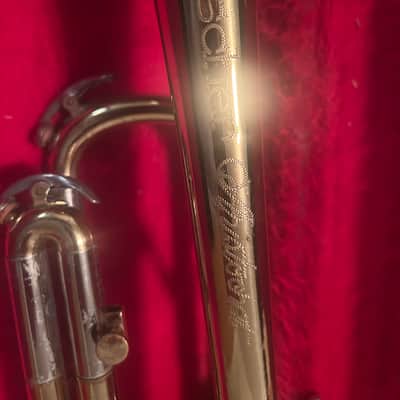 Buescher Aristocrat vintage 1964 trumpet with case image 2