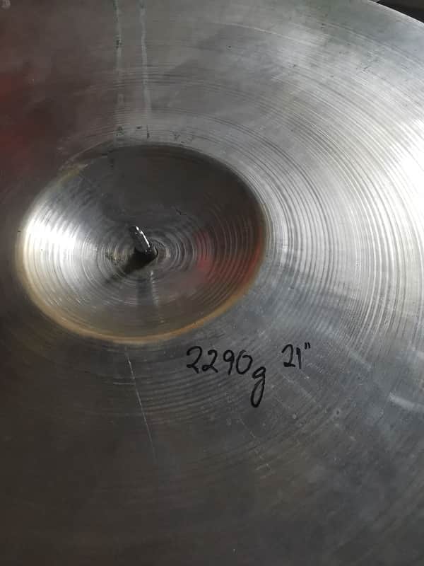 Zildjian 21" A. Zildjian Large Stamp Ride Cymbal 1953 - 1957 - Traditional image 1