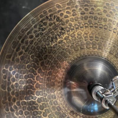 DW 9500 Deluxe Free Floating Hi-Hat Stand + Meinl 15” Pure Alloy Custom Medium Thin Hi-Hat Cymbals image 3