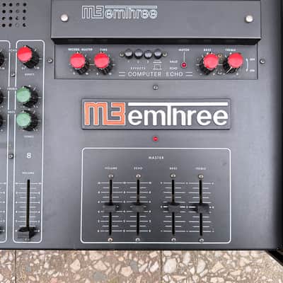 M3 EmThree Hotline MN8 Vintage 8-Channel Power Mixer w/ Tape Echo image 11