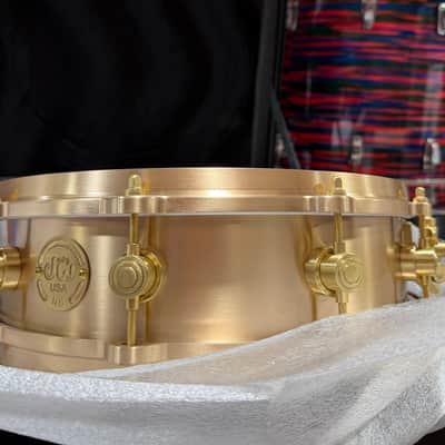 New DW Limited Edition True-cast Bronze Snare Drum 4x14 2026, With Anvil Case, Free Ship image 1