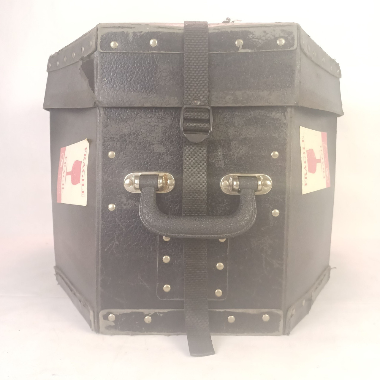12x15" Tom/Snare Drum Octagonal Case 13x16"Hard Shell Fibre Fiber Vintage USA 14 — main photograph
