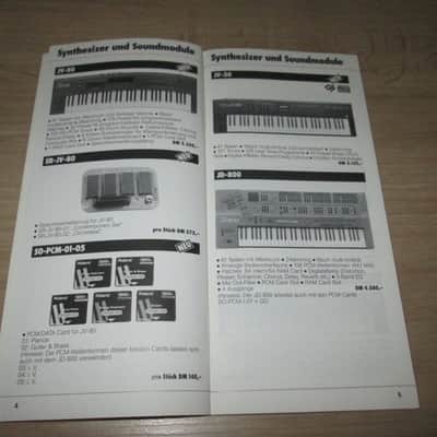 Roland Original 1992 Catalog (with JD-800) - Original Vintage Synthesizer Brochure image 3
