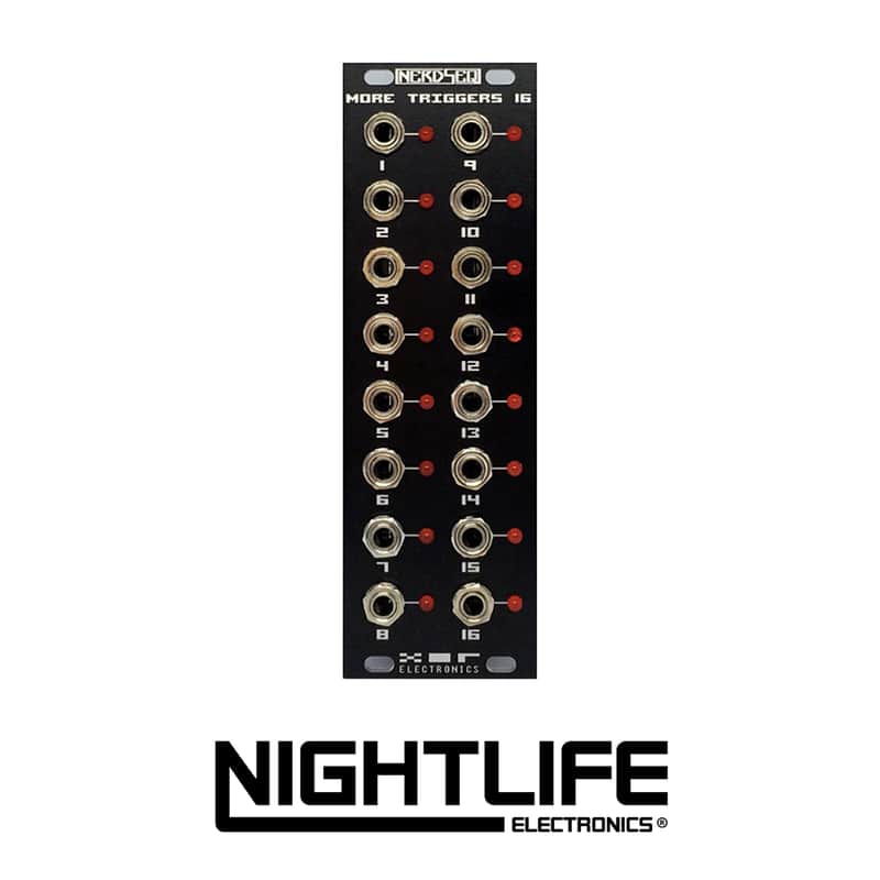 XOR Electronics NerdSEQ More Trigger 16 Expander - Black image 1