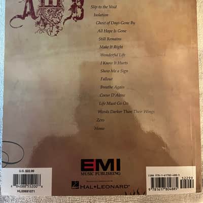 Alter Bridge - AB III - Guitar Tab / Tablature Book image 2