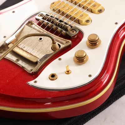 1982 Guyatone Sharp 5 LG-1200 Metallic Red image 11