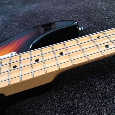 ESP Amaze-ALR 3-Tone Sunburst Jazz Bass - Sado Custom Shop - EXCELLENT condition + ESP gig bag image 7