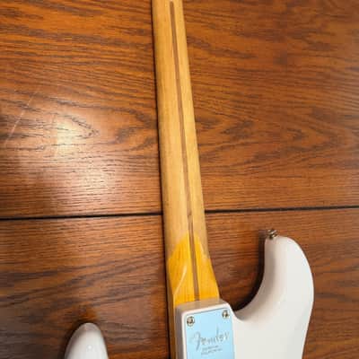 ***Must See*** Olympic White Hendrix Voodoo Tribute Strat Partscaster – (Right Handed) Lefty Neck & Tremolo, Nitro Finish image 11