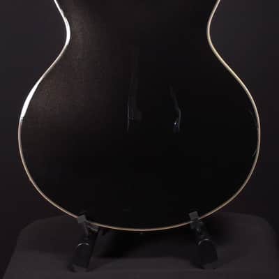 D'Angelico Premier DC Semi-Hollow Double Cutaway with Stop-Bar Tailpiece 2020 - 2022 - Black Flake image 3