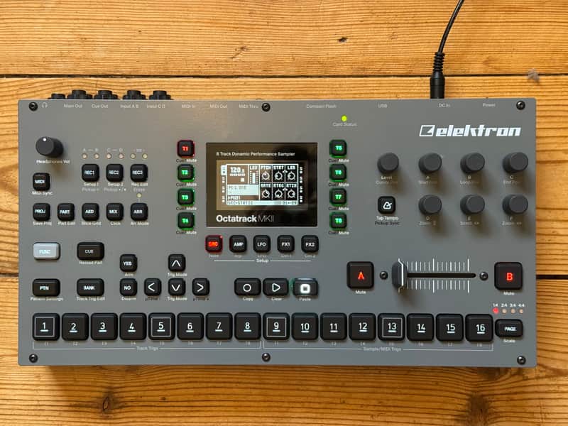 Elektron Octatrack MkII Dynamic 8-Track Performance Sampler 2017 - 2021 - Gray image 1