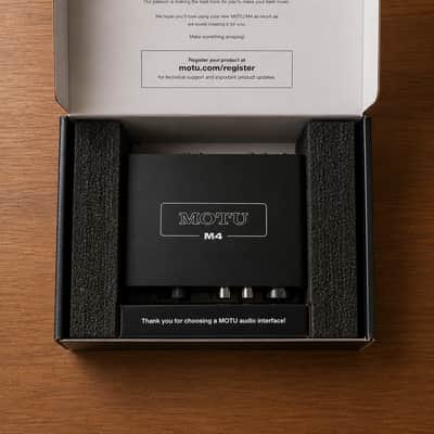 MOTU M4 USB-C Audio Interface 2019 - Present - Black image 2