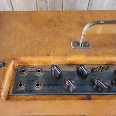 Gibson GA-80 Vari-tone Robin Trower Owned? Tweed Guitar Amp 1959 - Tweed image 13