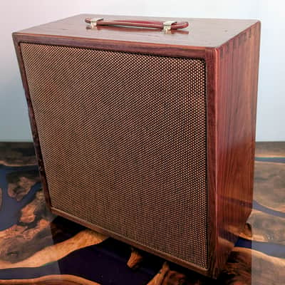 Van Gundy Guitars Custom 1x12" Speaker Cabinet- Solid Black Walnut image 1