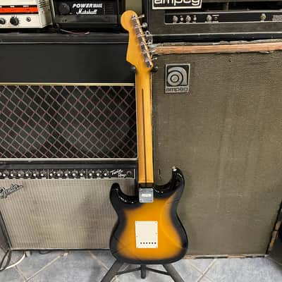 Used Fender JV Modified '50s Stratocaster HSS, Maple Fingerboard, 2-Color Sunburst image 4
