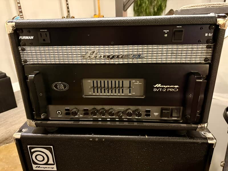 Ampeg SVT-2 PRO Head + Rack, Power Supply, and Fans image 1