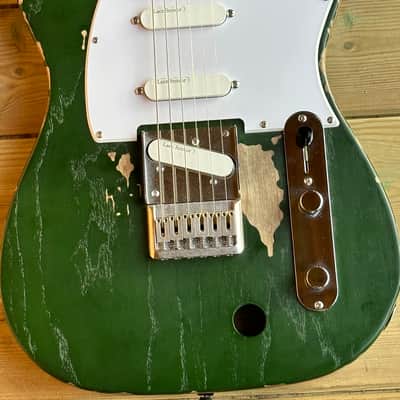 Fender THE TPP FRANCIS ROSSI "STATUS QUO" TELECASTER TRIBUTE. 2019 - Green image 2